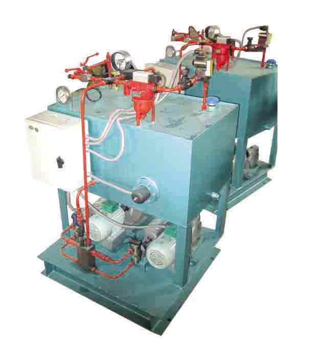 Rotary kiln gear hydraulic station